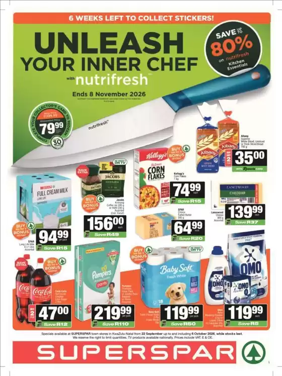 SuperSpar catalogue | Top deals for all customers | 2026-09-22T00:00:00.000Z - 2026-11-08T00:00:00.000Z