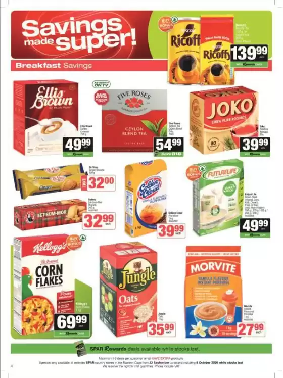 Spar catalogue | Current bargains and offers | 2026-09-22T00:00:00.000Z - 2026-10-06T00:00:00.000Z