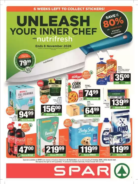 Spar catalogue | Top deals for all customers | 2026-09-22T00:00:00.000Z - 2026-11-08T00:00:00.000Z