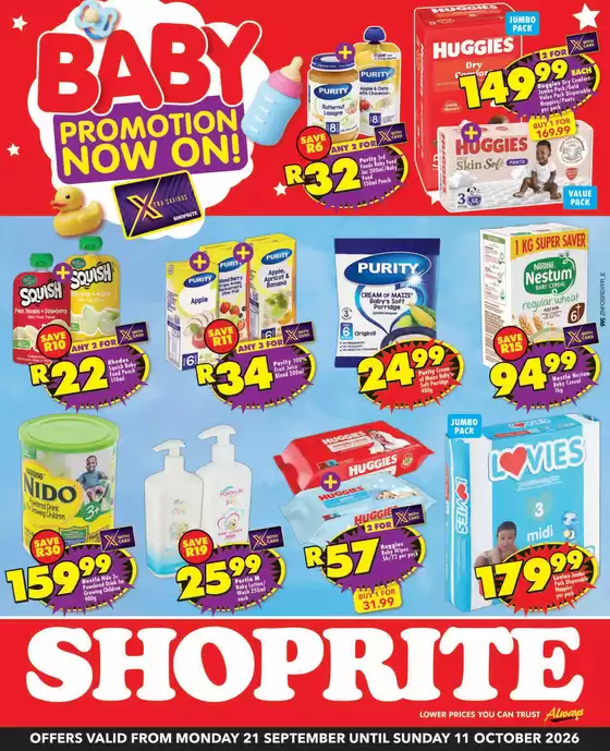 Shoprite catalogue in Ga-Kgapane | Shoprite Baby Savings KwaZulu-Natal 21 September - 11 October | 2026-09-20T00:00:00.000Z - 2026-10-11T00:00:00.000Z