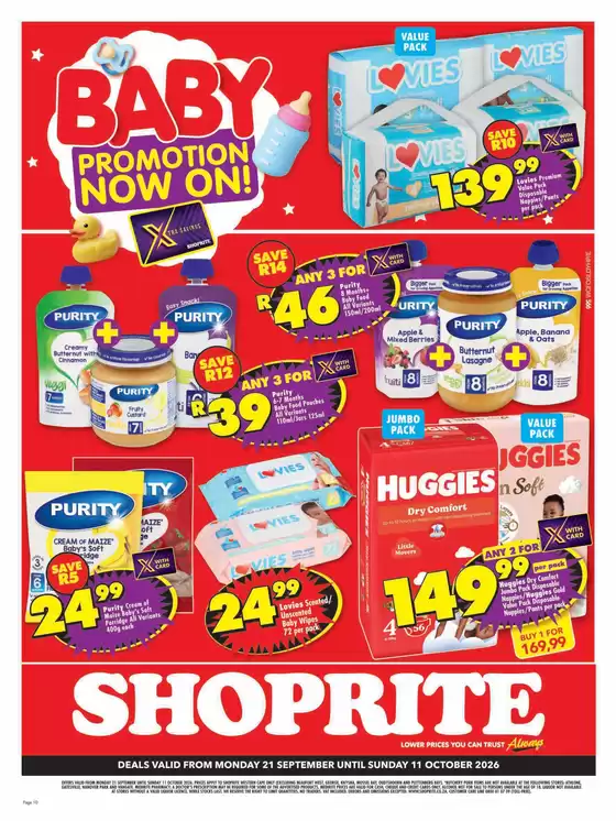 Shoprite catalogue in Ga-Kgapane | Shoprite Baby Savings Western Cape 21 September - 11 October | 2026-09-20T00:00:00.000Z - 2026-10-11T00:00:00.000Z