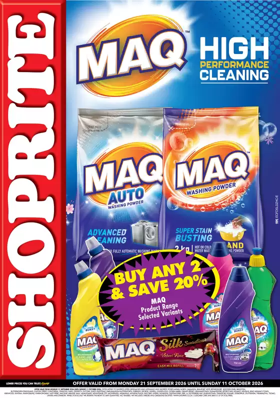 Shoprite catalogue in Mthatha | Shoprite weekly specials | 2026-09-20T00:00:00.000Z - 2026-10-11T00:00:00.000Z