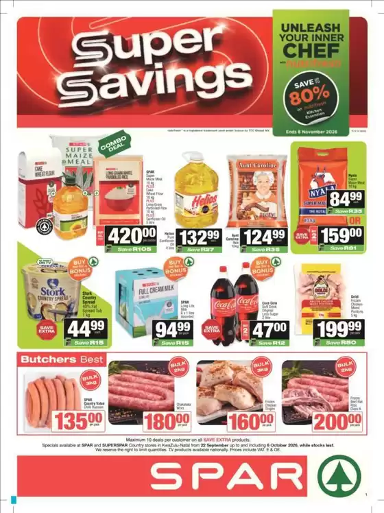 SuperSpar catalogue | New offers to discover | 2026-09-22T00:00:00.000Z - 2026-10-06T00:00:00.000Z