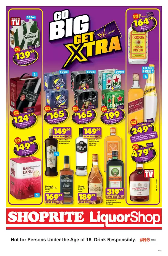 Shoprite LiquorShop catalogue | Shoprite LiquorShop Xtra Savings Eastern Cape 23 September - 8 October | 2026-09-22T00:00:00.000Z - 2026-10-08T00:00:00.000Z