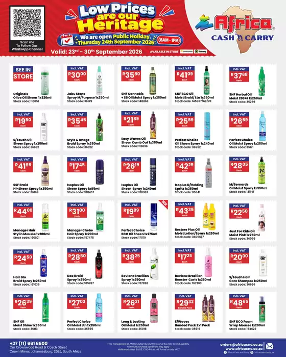 Africa Cash & Carry catalogue | Weekly Promo | 2026-09-23T00:00:00.000Z - 2026-09-30T00:00:00.000Z