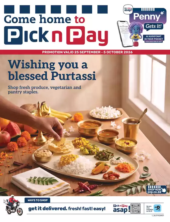 Pick n Pay catalogue in Umhlanga Rocks | Purtassi Specials | 2026-09-25T00:00:00.000Z - 2026-10-05T00:00:00.000Z