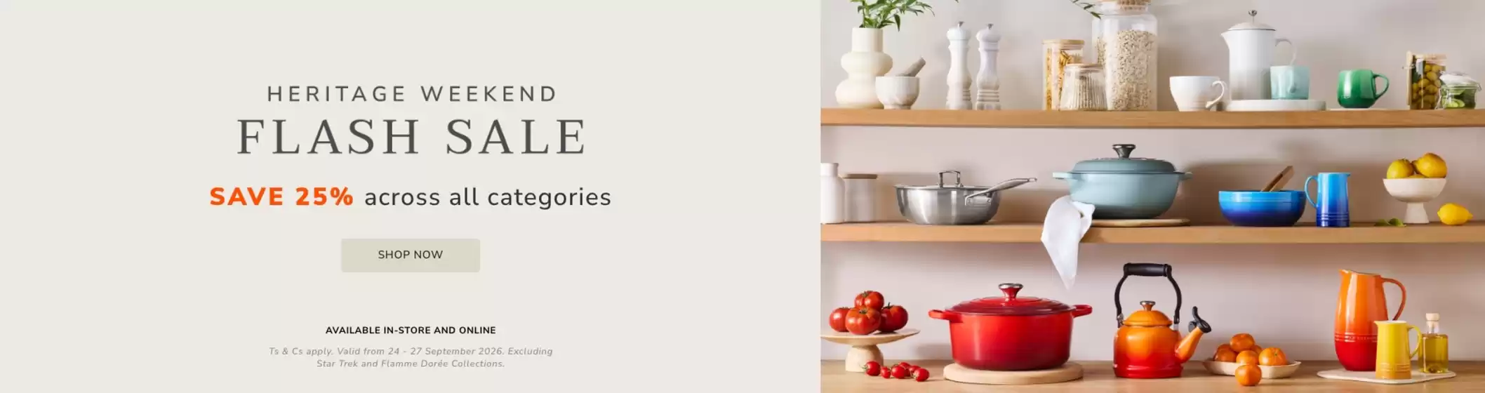 Le Creuset catalogue in Carletonville | Flash Sale | 2026-09-25T00:00:00.000Z - 2026-09-27T00:00:00.000Z