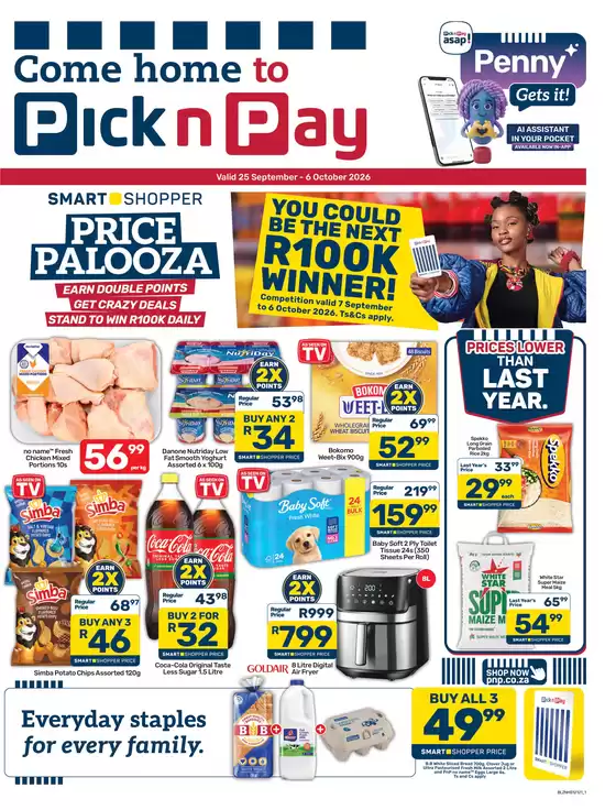 Pick n Pay catalogue in Ezakheni | Pick n Pay Specials | 2026-09-25T00:00:00.000Z - 2026-10-06T00:00:00.000Z