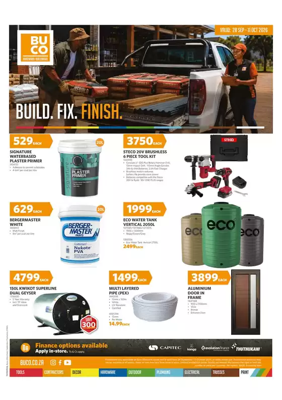 BUCO catalogue | Buco weekly specials | 2026-09-28T00:00:00.000Z - 2026-10-12T00:00:00.000Z