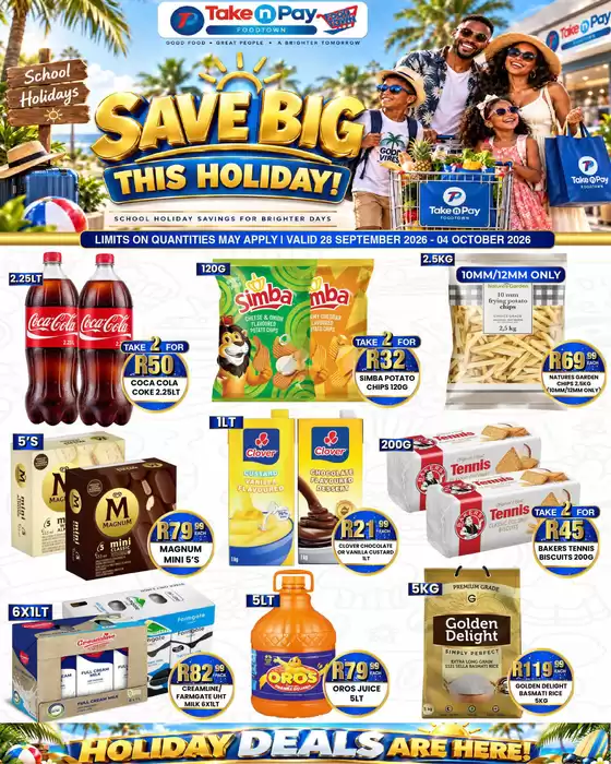 Take N Pay catalogue | TNP WEEKLY ADVERTS 28 SEP 2026 | 2026-09-28T00:00:00.000Z - 2026-10-04T00:00:00.000Z