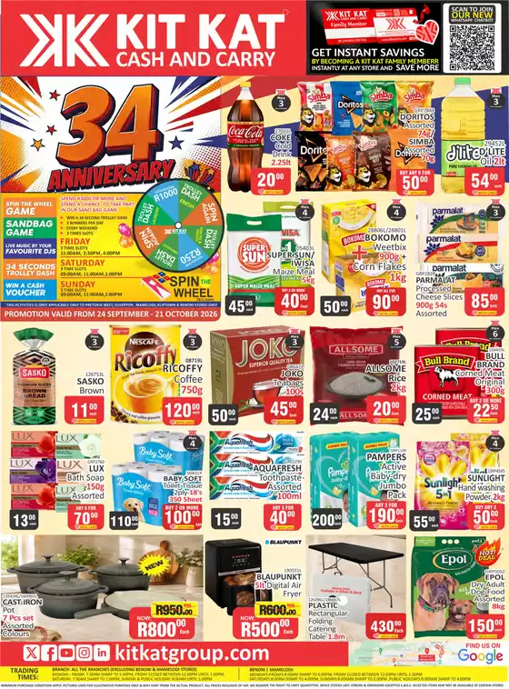 KitKat Cash and Carry catalogue in Mmabatho | Leaflet 2026 | 2026-09-24T00:00:00.000Z - 2026-10-21T00:00:00.000Z