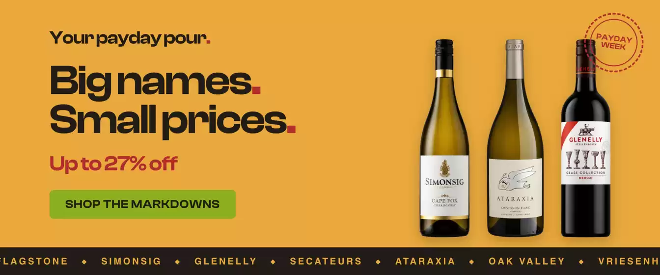 GETWINE catalogue in Hermanus | Getwine Promo | 2026-09-30T00:00:00.000Z - 2026-10-14T00:00:00.000Z
