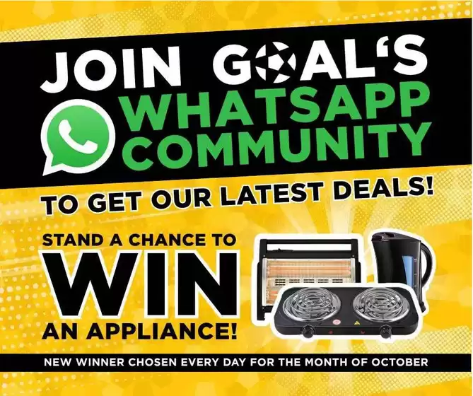 Goal Supermarket catalogue | New offers to discover | 2026-10-01T00:00:00.000Z - 2026-10-31T00:00:00.000Z