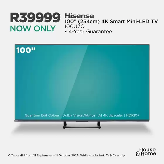 House & Home catalogue | Discounts and promotions | 2026-09-21T00:00:00.000Z - 2026-10-11T00:00:00.000Z