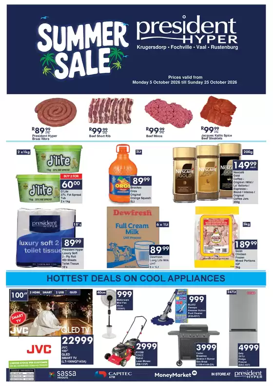 President Hyper catalogue | Summer Sale | 2026-10-05T00:00:00.000Z - 2026-10-25T00:00:00.000Z