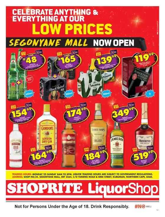 Shoprite LiquorShop catalogue | Special offers for you | 2026-10-04T00:00:00.000Z - 2026-10-18T00:00:00.000Z