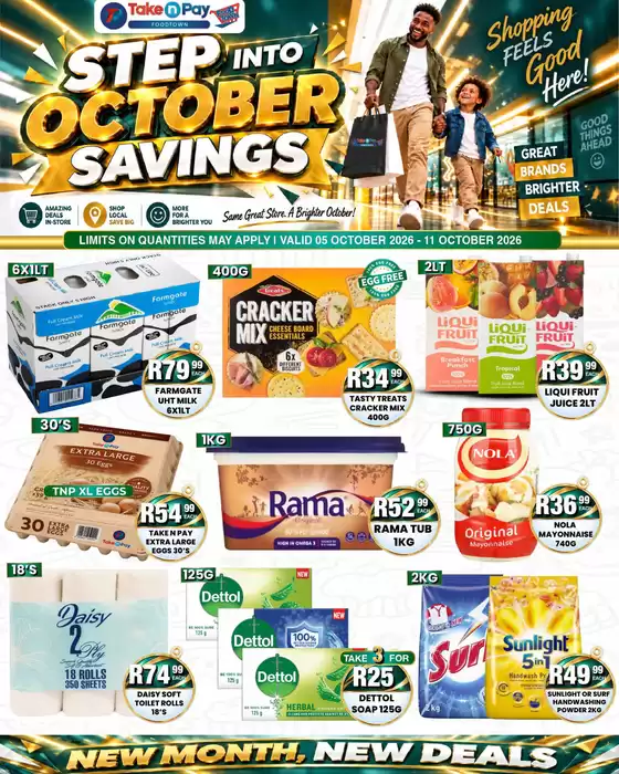 Take N Pay catalogue | TNP WEEKLY ADVERTS 05 OCT 2026 | 2026-10-05T00:00:00.000Z - 2026-10-11T00:00:00.000Z