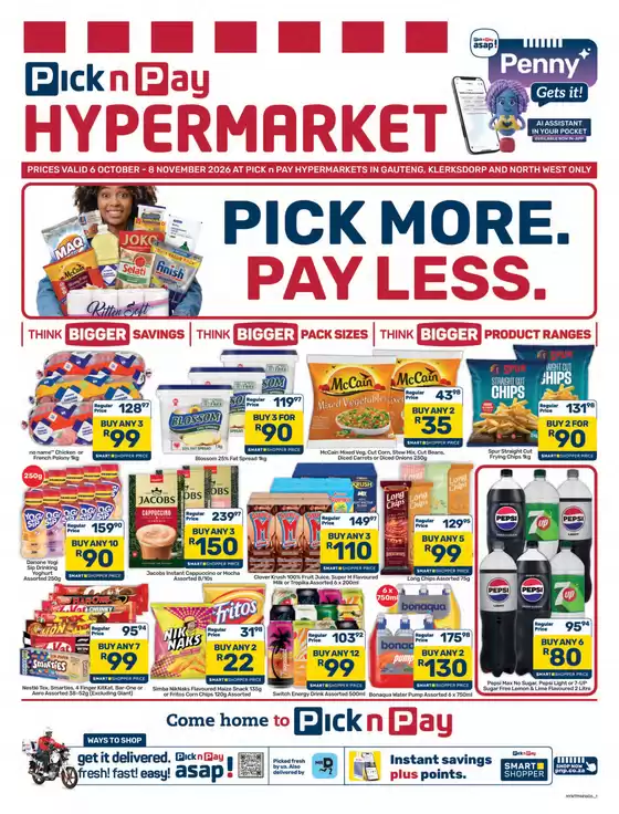 Pick n Pay Hypermarket catalogue | Hypermarket Pick More Pay Less Specials | 2026-10-06T00:00:00.000Z - 2026-11-08T00:00:00.000Z