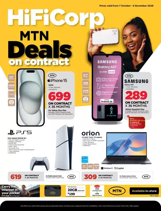HiFi Corp catalogue | Wide range of offers | 2026-10-07T00:00:00.000Z - 2026-11-06T00:00:00.000Z