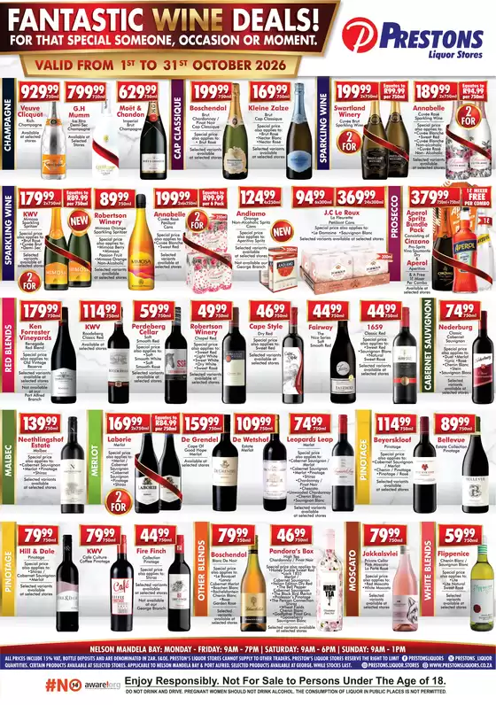 Prestons catalogue | Fantastic Wine Deals! | 2026-10-08T00:00:00.000Z - 2026-10-31T00:00:00.000Z