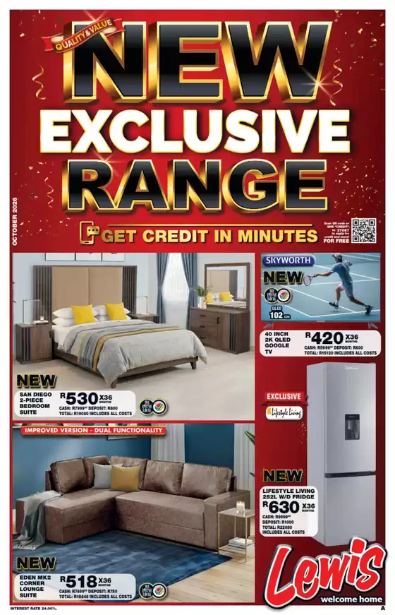 Lewis catalogue in Ballito | New Exclusive Range | 2026-10-08T00:00:00.000Z - 2026-11-09T00:00:00.000Z