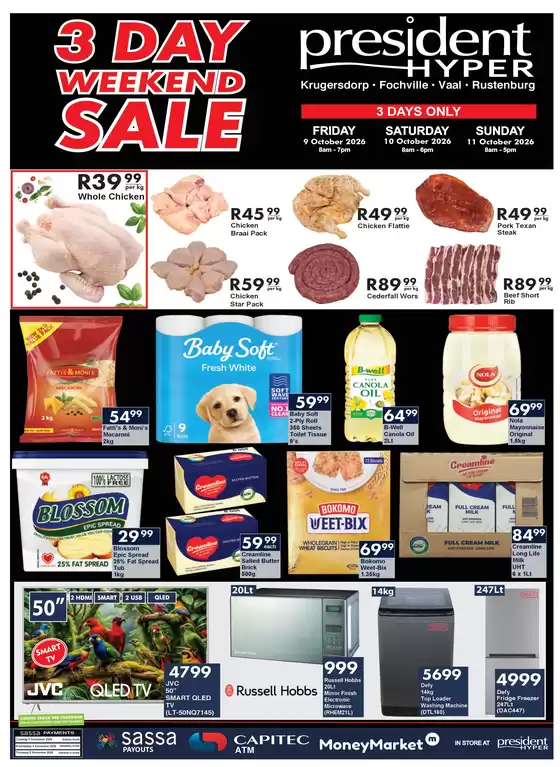 President Hyper catalogue in  | 3-Day Weekend Sale | 2026-10-09T00:00:00.000Z - 2026-10-11T00:00:00.000Z