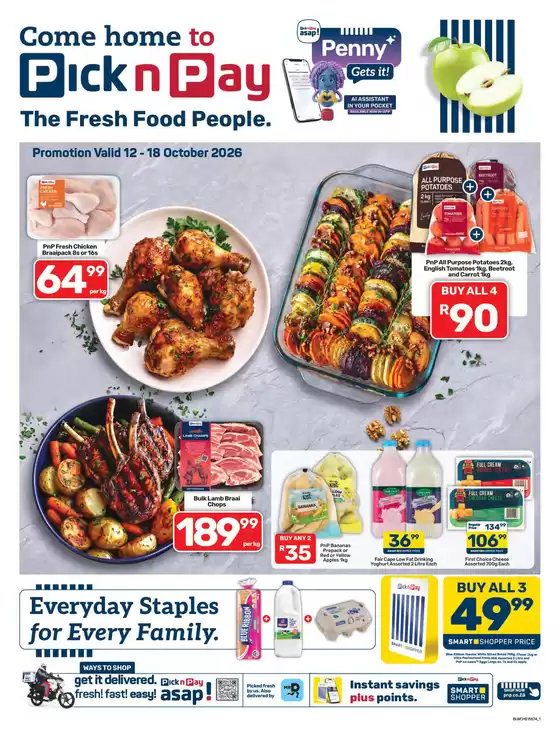 Pick n Pay catalogue | Pick n Pay Weekly Specials | 2026-10-12T00:00:00.000Z - 2026-10-18T00:00:00.000Z