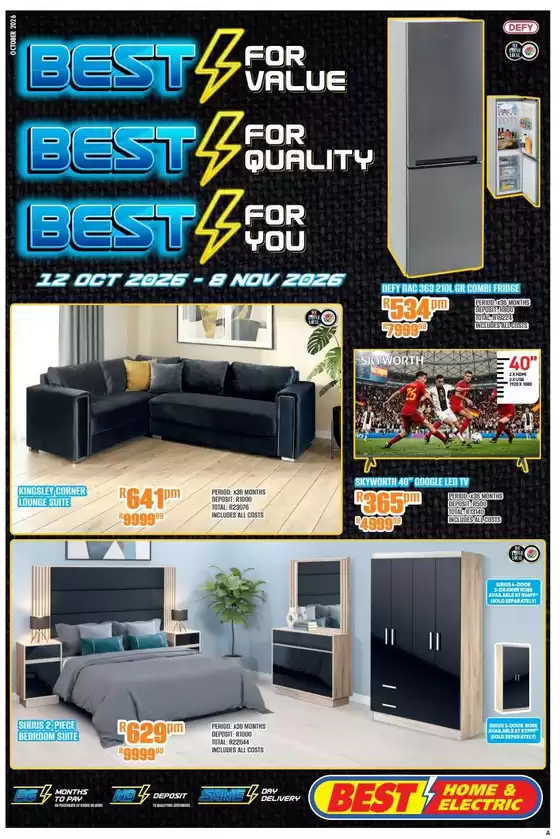 Best Home & Electric catalogue | Brochure Best Home Electric | 2026-10-12T00:00:00.000Z - 2026-11-08T00:00:00.000Z