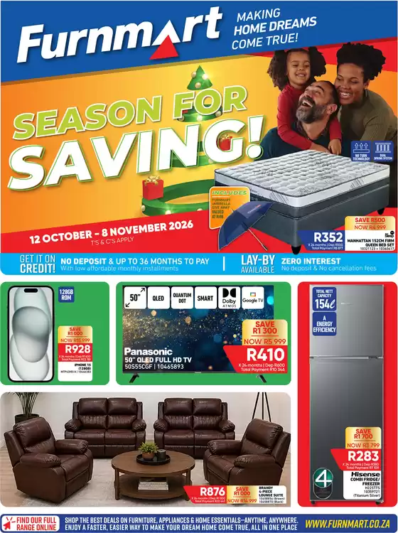 Furnmart catalogue | Season For Saving! | 2026-10-13T00:00:00.000Z - 2026-11-08T00:00:00.000Z