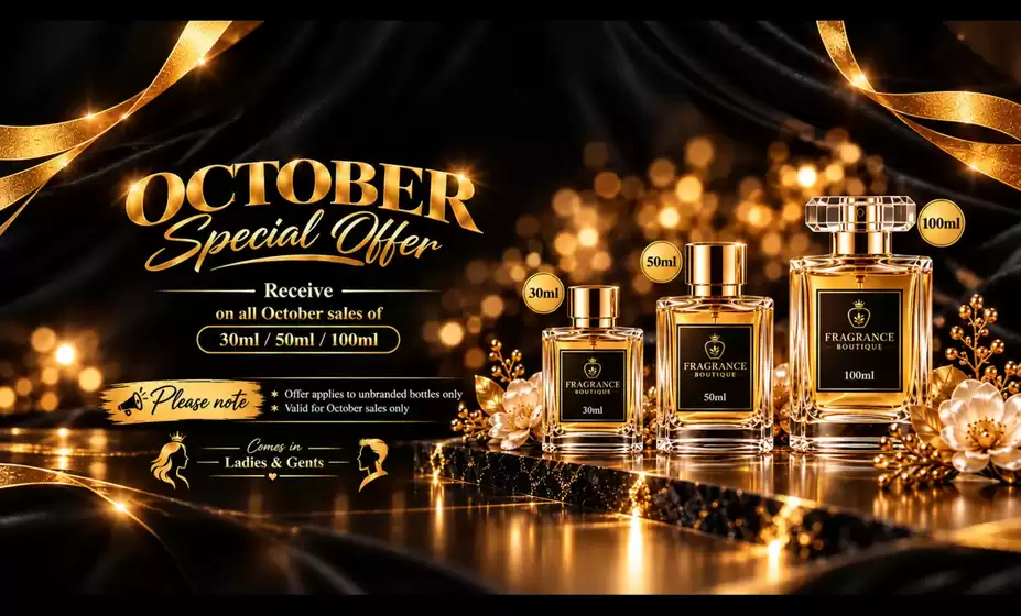 Fragrance Boutique catalogue in Wellington | October Special Offer | 2026-10-13T00:00:00.000Z - 2026-10-31T00:00:00.000Z