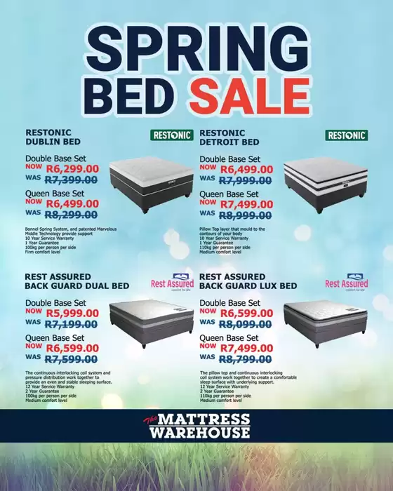 The Mattress Warehouse catalogue | Spring Bed Sale | 2026-10-13T00:00:00.000Z - 2026-10-27T00:00:00.000Z