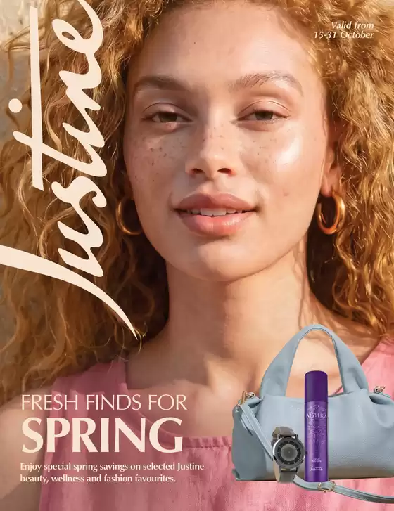 Justine catalogue | Justine FRESH FINDS FOR SPRING | 2026-10-15T00:00:00.000Z - 2026-10-31T00:00:00.000Z