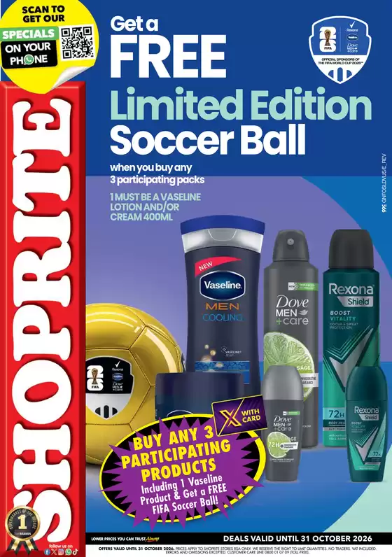 Shoprite catalogue | Save now with our deals | 2026-09-20T00:00:00.000Z - 2026-10-31T00:00:00.000Z