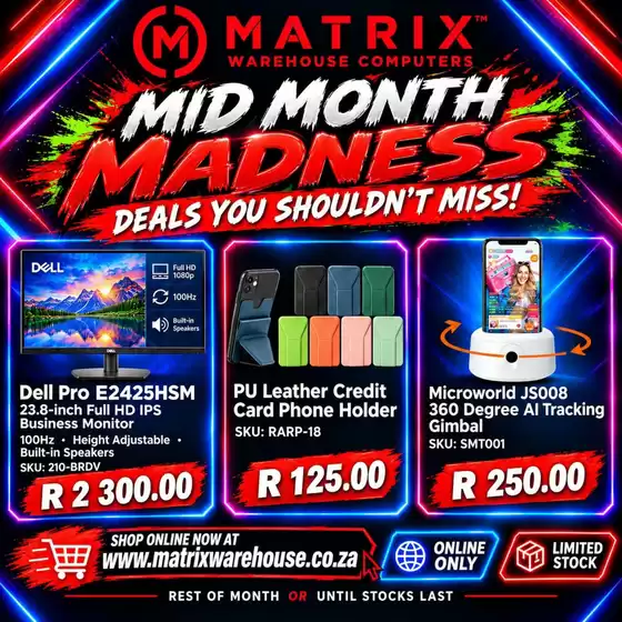 Matrix Warehouse catalogue | Matrix Warehouse Sale | 2026-10-16T00:00:00.000Z - 2026-10-30T00:00:00.000Z