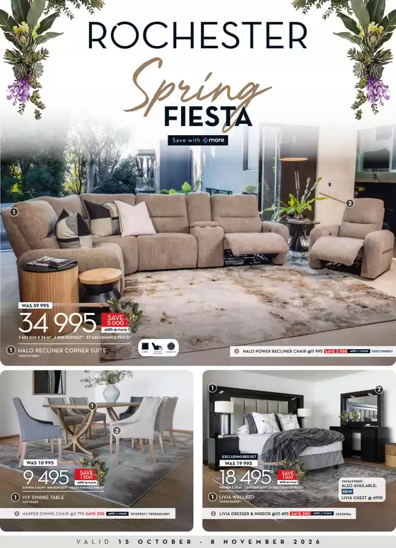 Rochester catalogue | Spring Fiesta | 2026-10-16T00:00:00.000Z - 2026-11-08T00:00:00.000Z