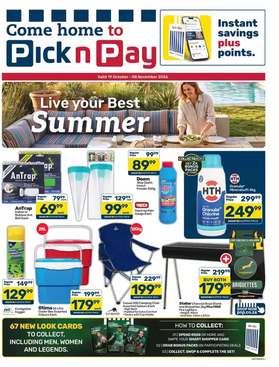 Pick n Pay catalogue in Empangeni | Pick n Pay Summer Specials | 2026-10-19T00:00:00.000Z - 2026-11-08T00:00:00.000Z