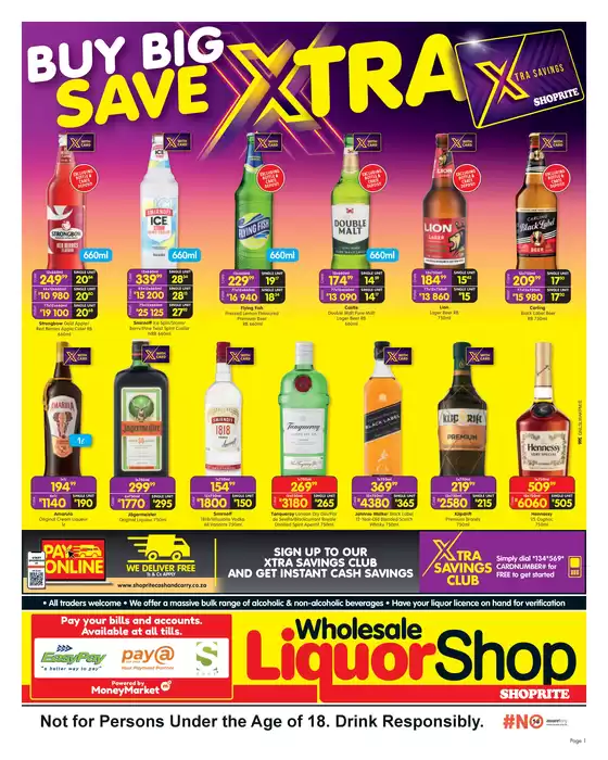 Shoprite LiquorShop catalogue | Discover attractive offers | 2026-10-18T00:00:00.000Z - 2026-11-08T00:00:00.000Z