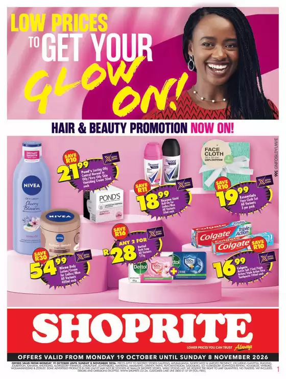 Shoprite catalogue in Burgersfort | Shoprite Hair and Beauty Gauteng 19 October - 8 November | 2026-10-18T00:00:00.000Z - 2026-11-08T00:00:00.000Z