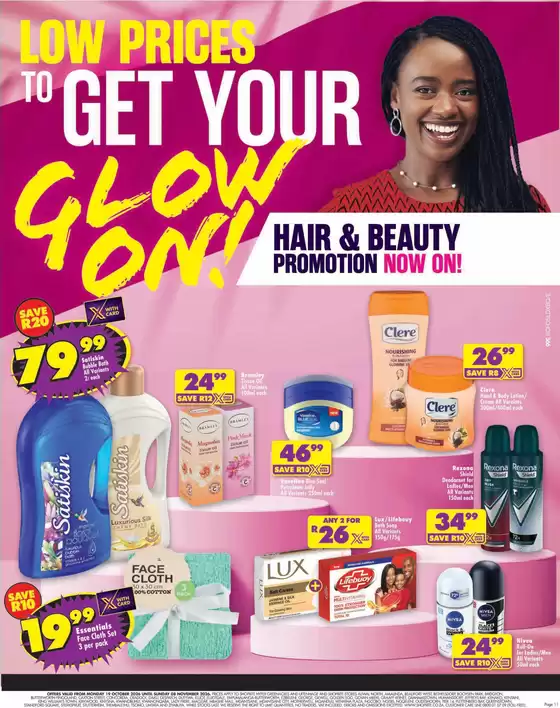 Shoprite catalogue | Shoprite Hair and Beauty Eastern Cape 19 October - 8 November | 2026-10-18T00:00:00.000Z - 2026-11-08T00:00:00.000Z