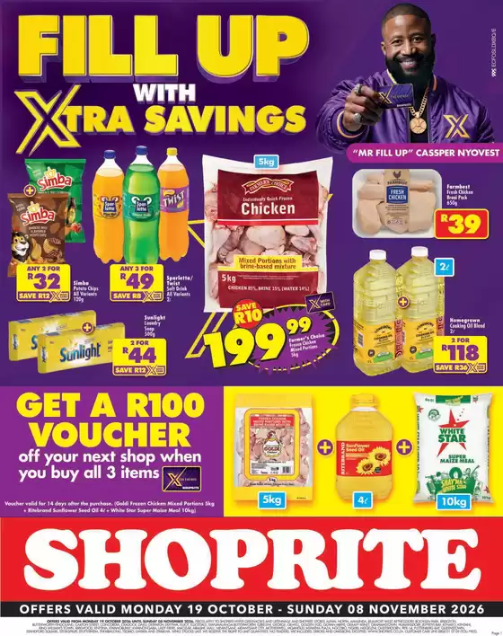 Shoprite catalogue | Shoprite Xtra Savings Eastern Cape 19 October - 8 November | 2026-10-18T00:00:00.000Z - 2026-11-08T00:00:00.000Z