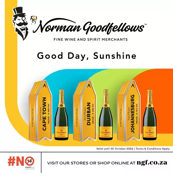 Norman Goodfellows catalogue | Good Day, Sunshine | 2026-10-21T00:00:00.000Z - 2026-10-30T00:00:00.000Z