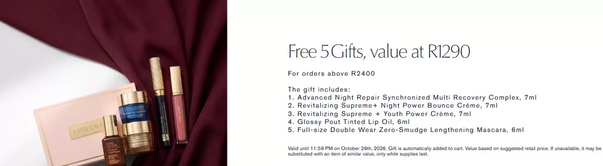 Estée Lauder catalogue | Estée Lauder Promo | 2026-10-21T00:00:00.000Z - 2026-10-29T00:00:00.000Z