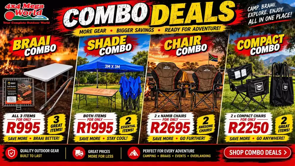 4x4 Megaworld catalogue | Combo Deals | 2026-10-21T00:00:00.000Z - 2026-11-04T00:00:00.000Z