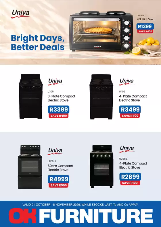 OK Furniture catalogue | Exclusive deals and bargains | 2026-10-21T00:00:00.000Z - 2026-11-08T00:00:00.000Z