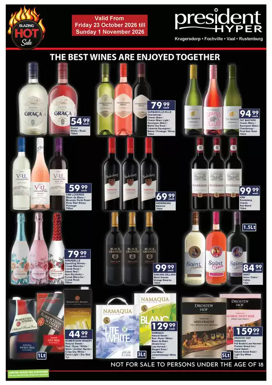 President Hyper catalogue | Cheers to Great Wine | 2026-10-23T00:00:00.000Z - 2026-11-01T00:00:00.000Z