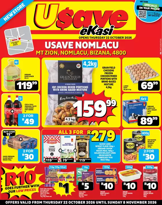 Usave catalogue | Znnewstorepricesavings22oct08nov2026 | 2026-10-22T00:00:00.000Z - 2026-11-08T00:00:00.000Z