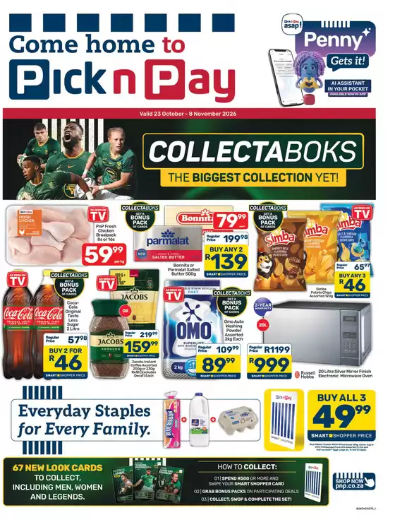 Pick n Pay catalogue in | Pick n Pay Specials | 2026-10-23T00:00:00.000Z - 2026-11-08T00:00:00.000Z