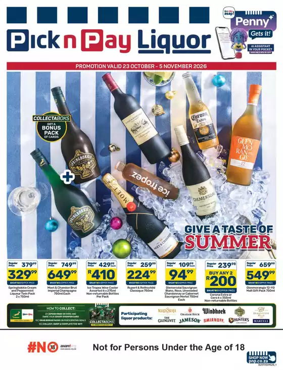 Pick n Pay catalogue in Cape Town | Pick n Pay Liquor Specials | 2026-10-23T00:00:00.000Z - 2026-11-05T00:00:00.000Z