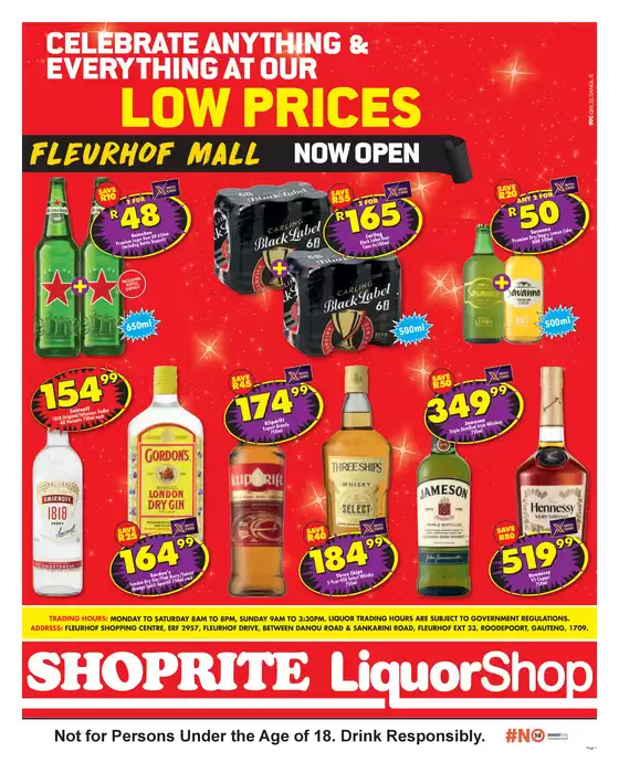 Shoprite LiquorShop catalogue in Sandton | Current deals and offers | 2026-10-18T00:00:00.000Z - 2026-11-01T00:00:00.000Z