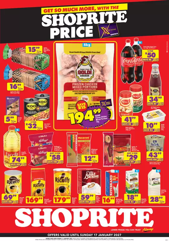 Shoprite catalogue in Lenasia | Shoprite Price Eastern Cape 19 October - 17 January | 2026-10-18T00:00:00.000Z - 2027-01-17T00:00:00.000Z